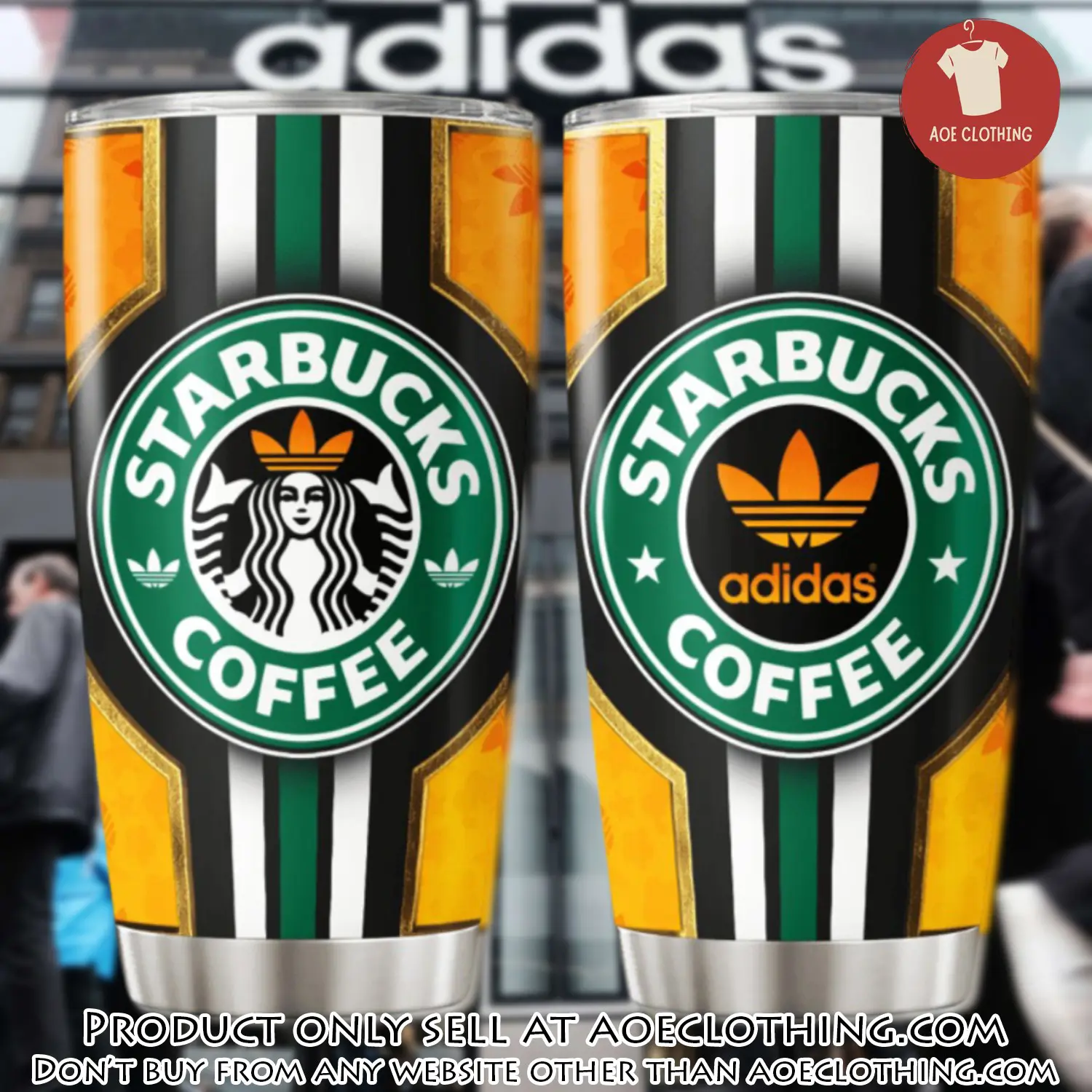 Adidas starbuck stainless steel tumbler 20oz30oz aoe1941712